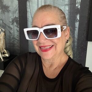 Balmain Imperial White & Gold Sunglasses – 100% Authentic – Made in Japan